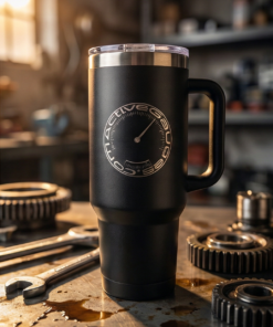 Alternative view of Active Gauges 40 oz Insulated Mug – Travel Tumbler with Handle